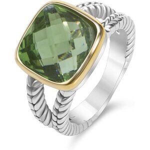 11MM CZ Statement Ring for Women Trendy Jewelry Inspired Wheat Chain Trendy
